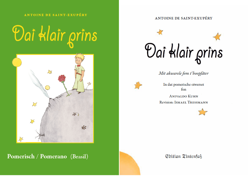 DAI KLAIR PRINS: O PEQUENO PRÍNCIPE EM LÍNGUA POMERANA