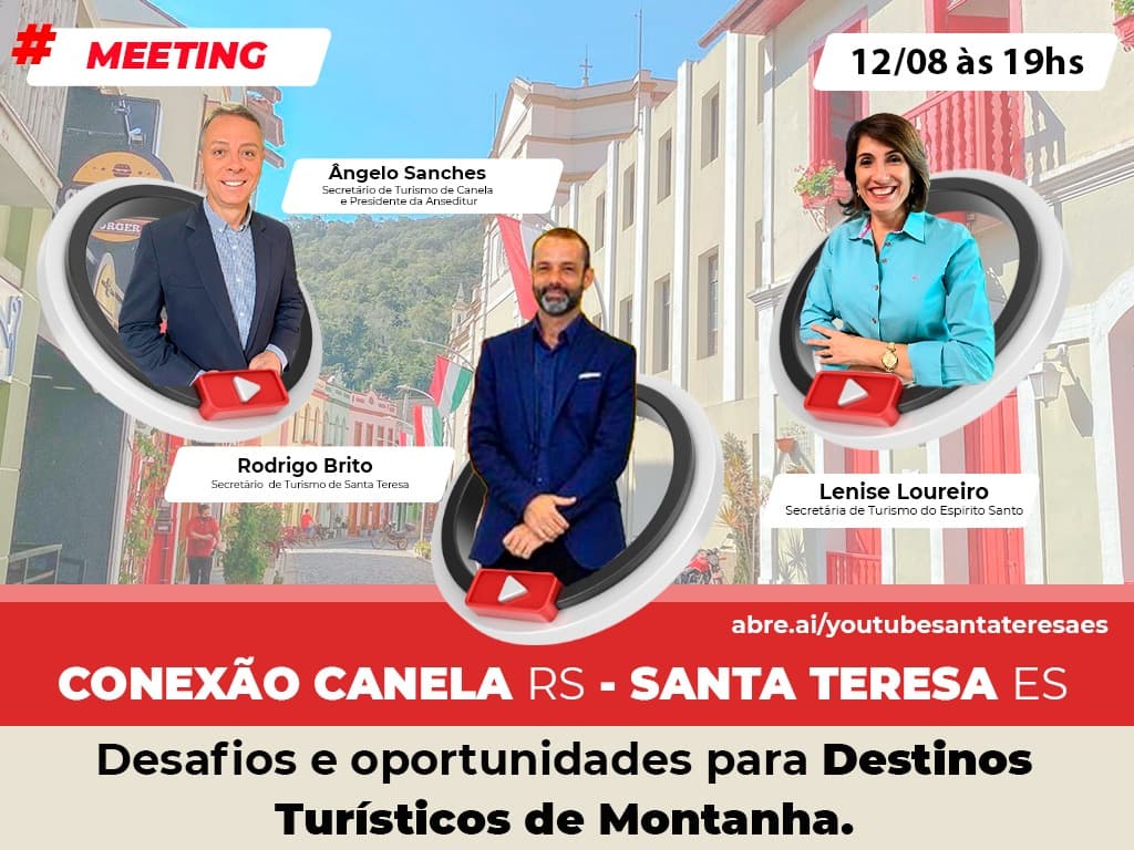 Uma das cidades mais turísticas do Espírito Santo recebe secretário de uma das cidades mais visitadas do Rio Grande do Sul. 